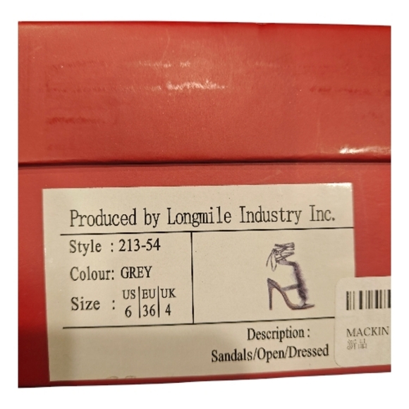 Mackin J Tie Around Open Toe Heels - Picture 2 of 2